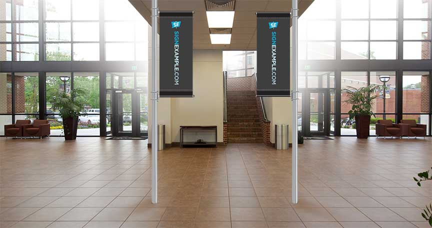 Indoor Pole Banners