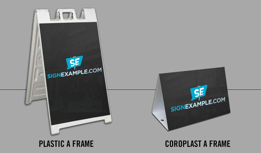 A Frame Signs