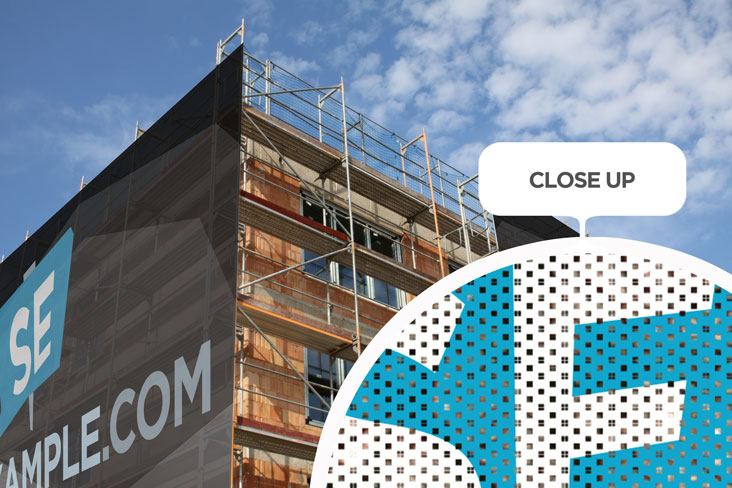 Single Sided Mesh Banners