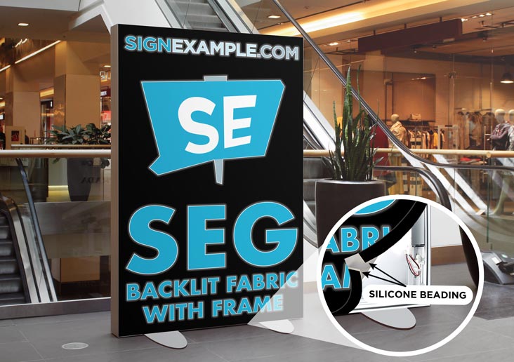SEG Backlit Fabric With Frame