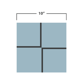 10" Square