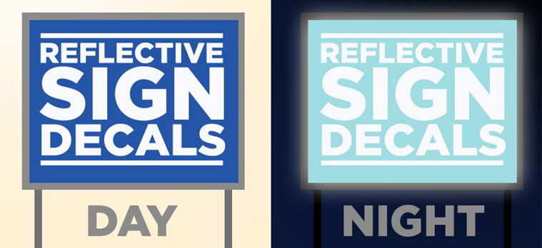 Reflective Sign Decals